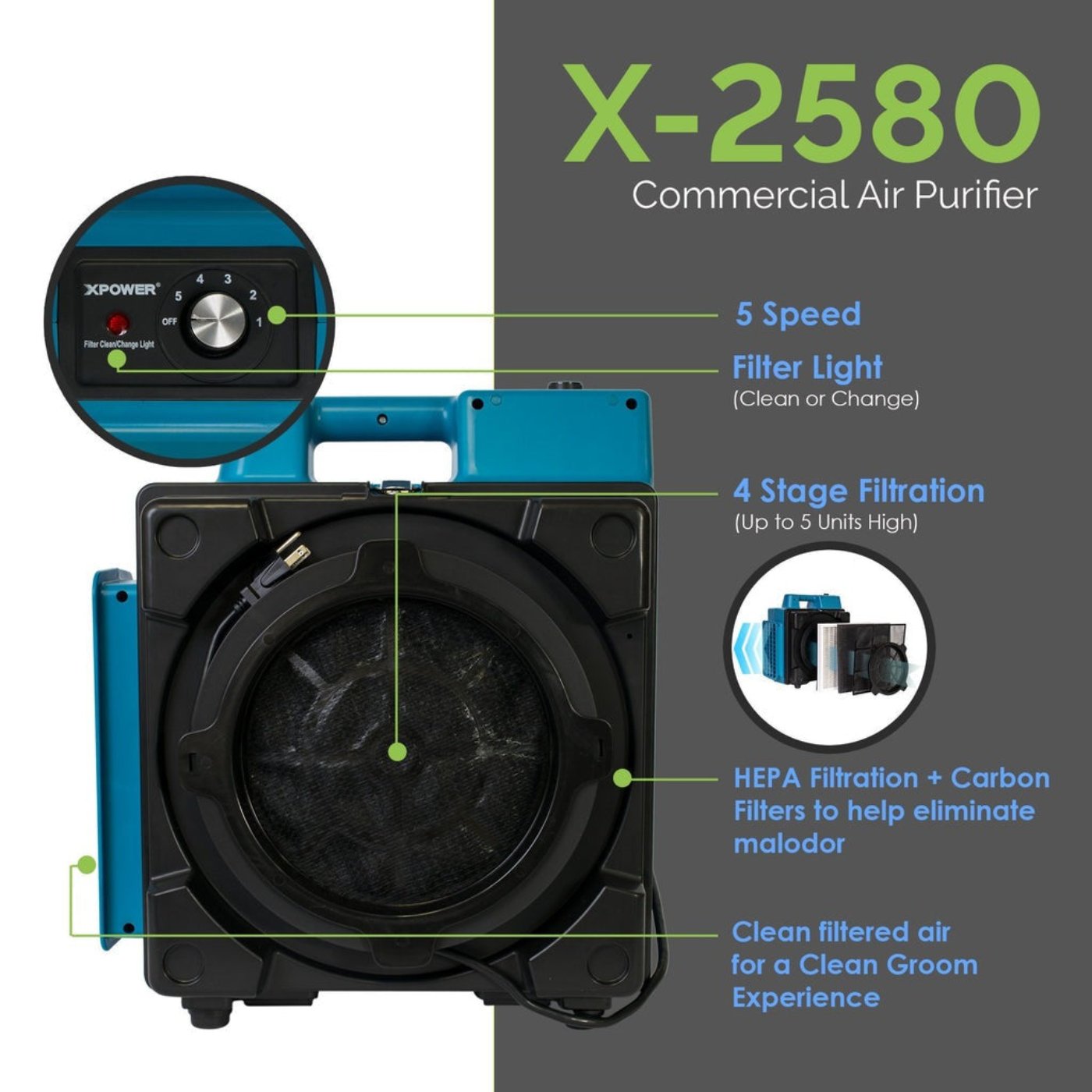 XPOWER CleanGroom Carbon-Free Solution - XP-XCG1