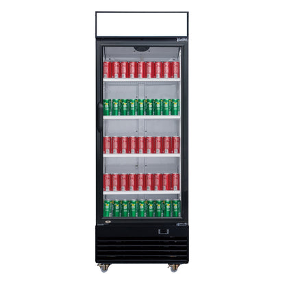 Chef AAA - TSM-12R Commercial Single Glass Swing Door Merchandiser Refrigerator - TSM-12R