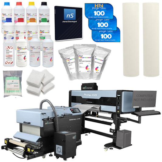 DTF Station Prestige XL3 24" DTF Printer Bundle Kit - BNDL-PRXL3-L24R-PL2-QG