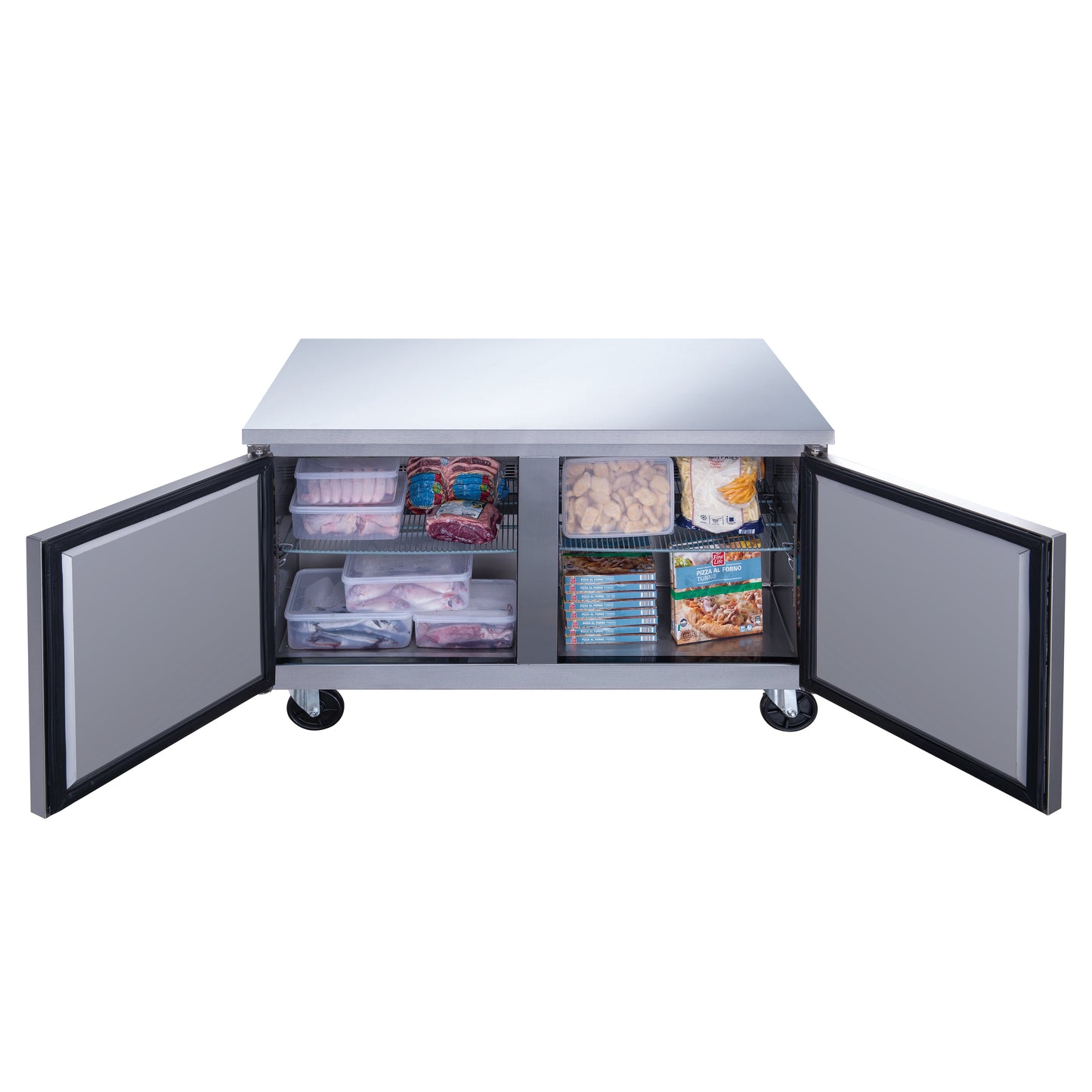 Chef AAA - Commercial 48" Undercounter Worktop Freezer 12.2cu.ft. NSF - TUC48F