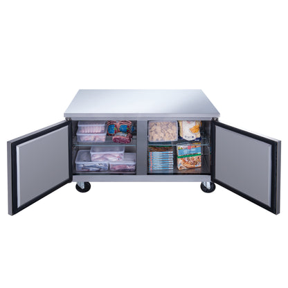 Chef AAA - Commercial 48" Undercounter Worktop Freezer 12.2cu.ft. NSF - TUC48F