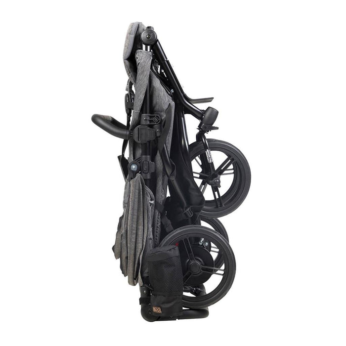 Mountain Buggy Duet Luxury Herringbone Double Stroller - With Carrycot Plus Bundle - DUETPR-v3-75, CCPD-V3-2-75