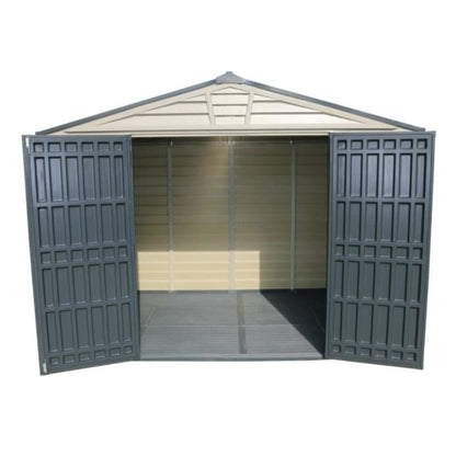 Duramax 10.5' x 8' Storemax Plus Vinyl Shed Kit with Floor 30225 - Backyard Provider