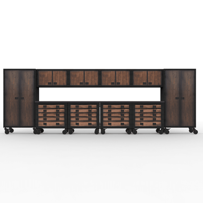 Duramax 10-Piece Garage Storage Combo Set with Tool Chests, Wall Cabinets and Free Standing Cabinets