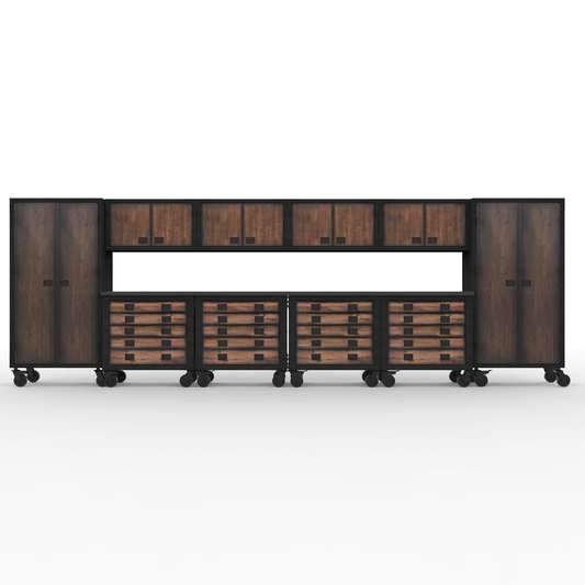 Duramax 10-Piece Garage Storage Combo Set with Tool Chests, Wall Cabinets and Free Standing Cabinets