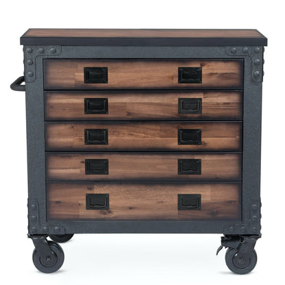 Duramax 10 Piece-Garage Storage Combo Set with Tool Chests, Wall Cabinets, Free Standing Cabinets and Folding Table