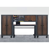 Duramax 4-Piece Garage Storage Combo Set with Worktable, Wall Cabinets and Free Standing Cabinet