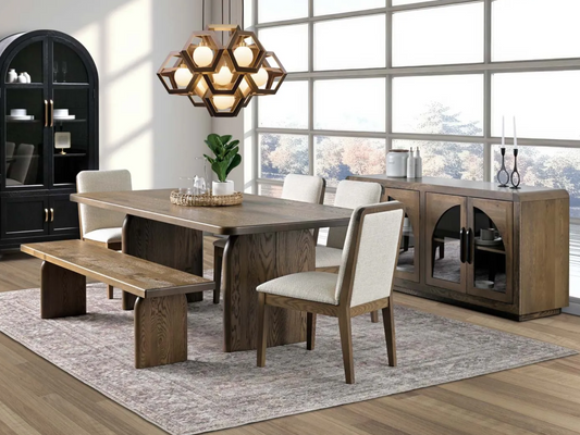 QW Amish Durham Trestle 6pc Set - 211B-DURHAM-TRESTLE-4260-6PC
