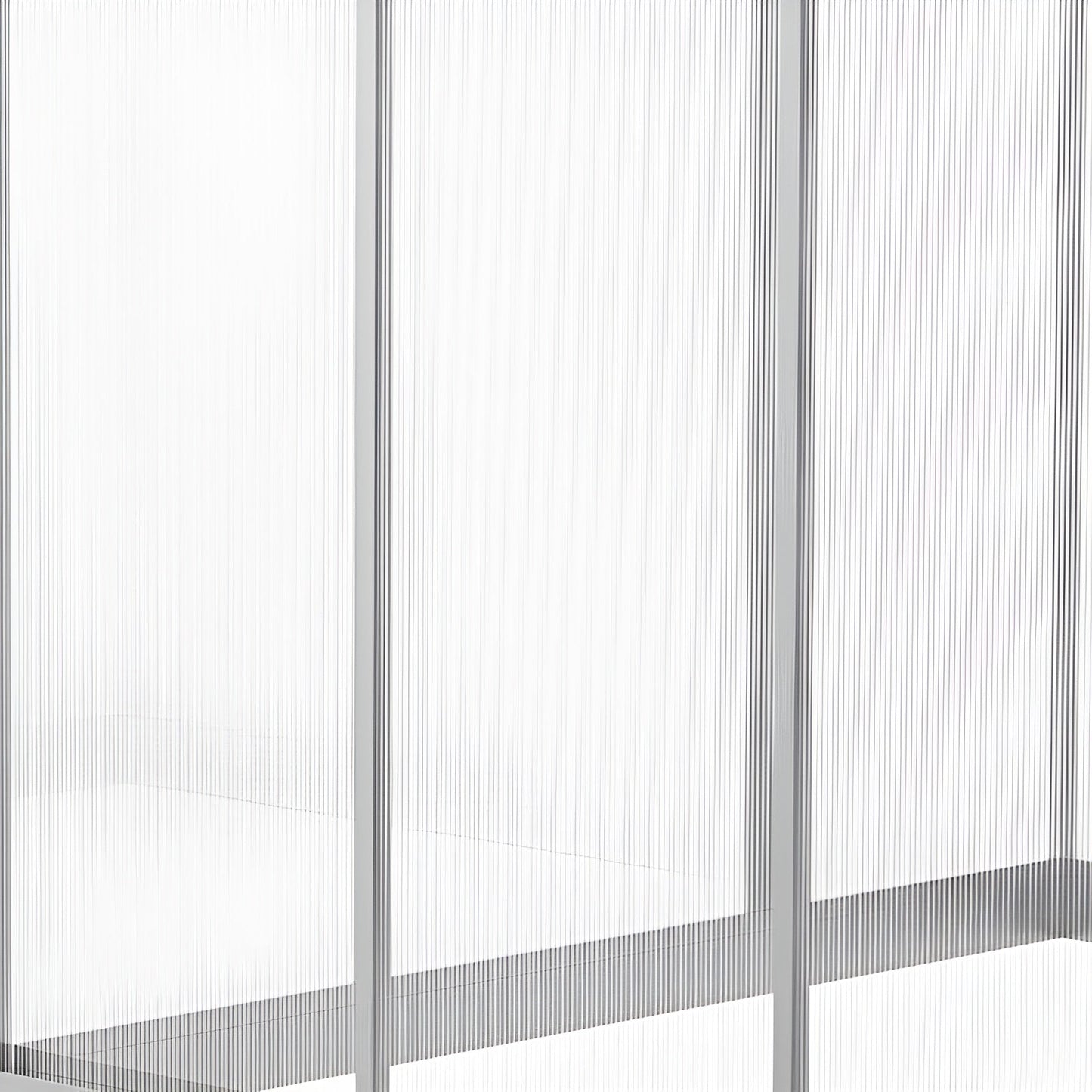 Outsunny 6' L x 6' W Walk-In Polycarbonate Winter Greenhouse - 845-243