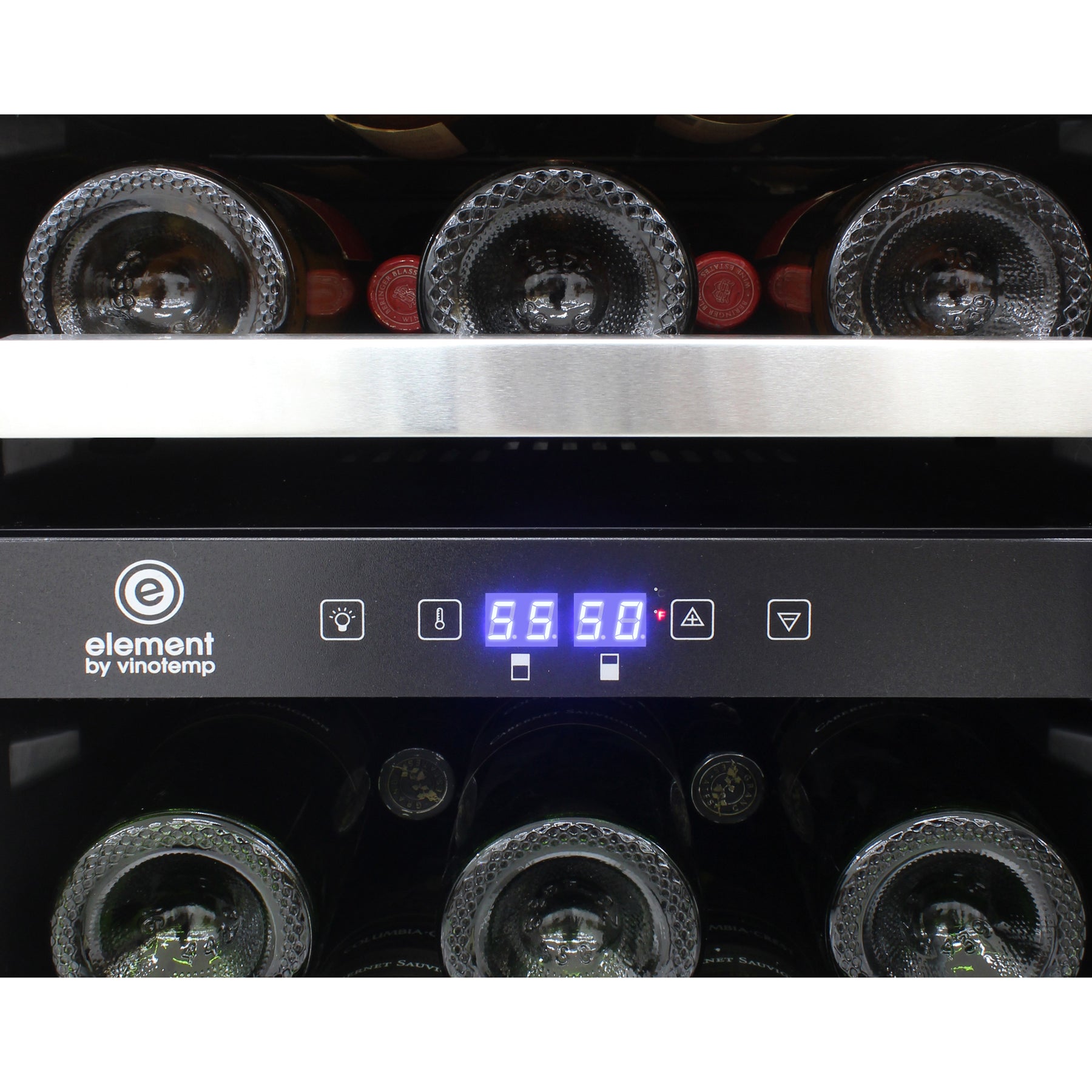 Vinotemp Connoisseur Series Compact Dual-Zone Wine Cooler - EL-WCU113-03