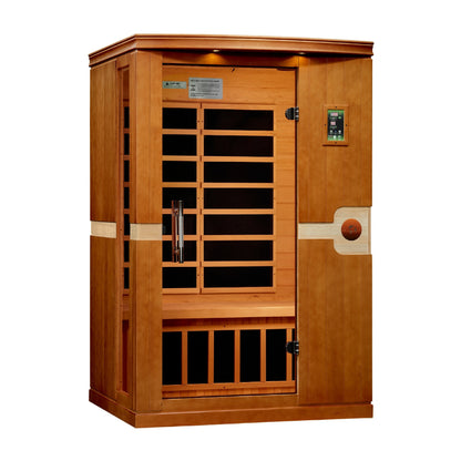 Golden Designs  2 Person Low EMF Far IR Sauna  - DYN-6210-01