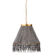 Jamie Young Angelou Beaded Cone Chandelier -D. 5ANGE-CHGR