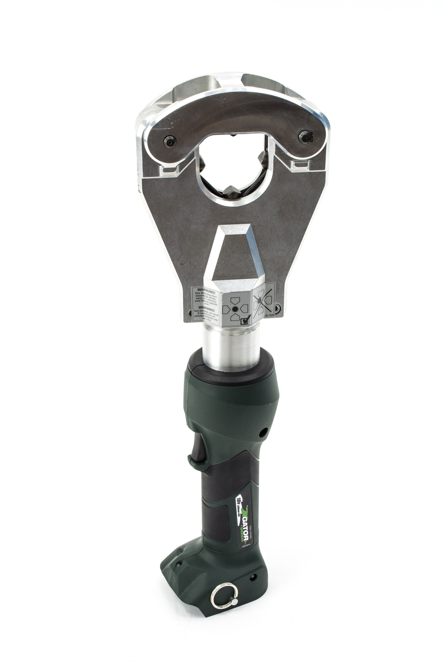 Greenlee 6 Ton Crimper, Quad Flip Top Inline Li-Ion STD (Bare Tool) - EK6FTILXB