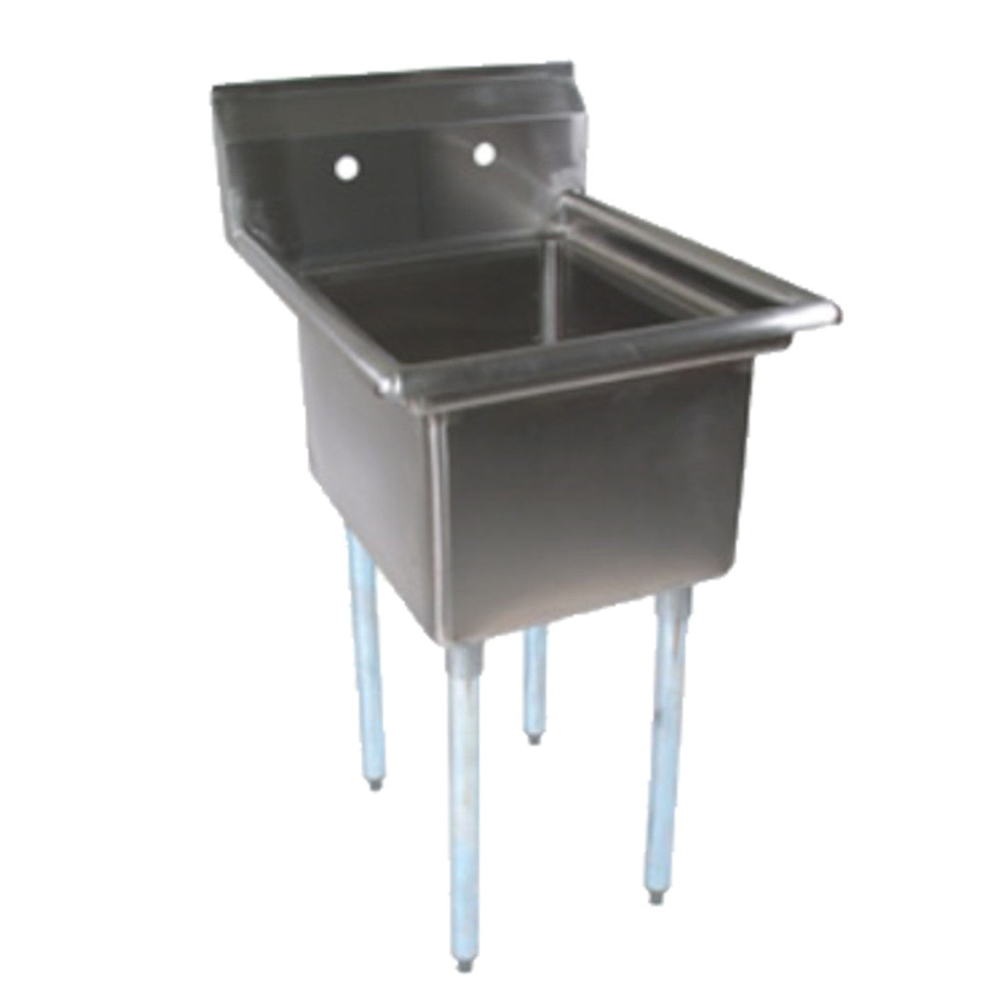 John Boos E1S8-1824-14 E-Series Sink with One 18" x 24" x 14" Compartment - JBE1S8182414