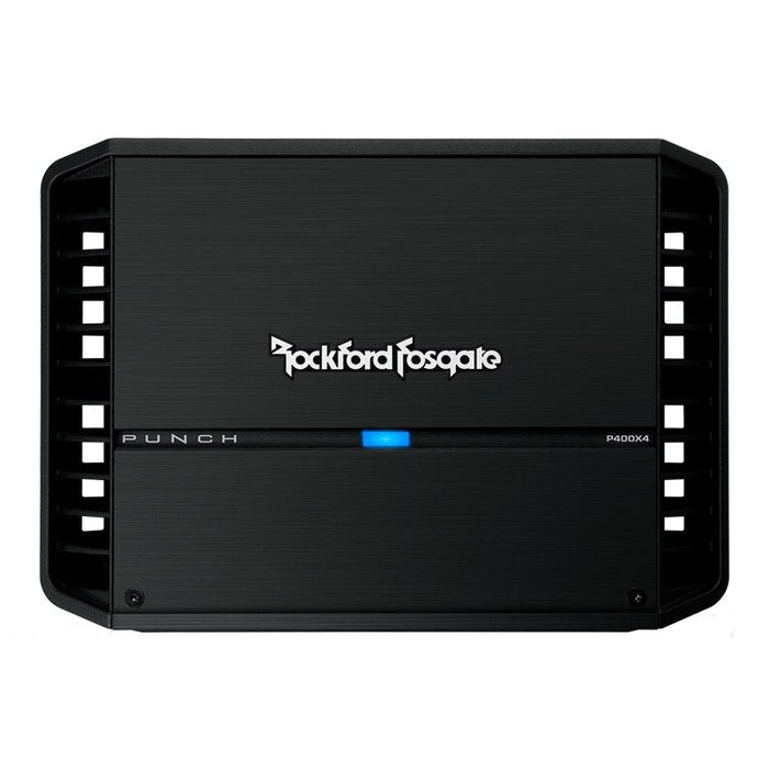 Rockford Fosgate P400X4 400W RMS 4-Channel Car Audio Class AB Amplifier 2 Pack - 194232