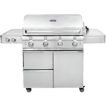 Saber Grills 670 Series 4-Burner Cart Grill (LP) - R67CC1117