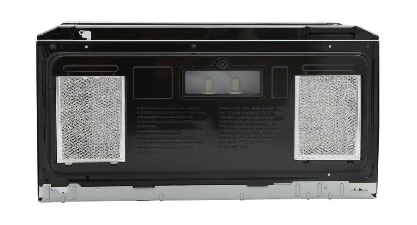 SHARP  1.5 cu. ft. 1000W Sharp Stainless Steel Over-the-Range Carousel Microwave Oven - R1514TY-KT