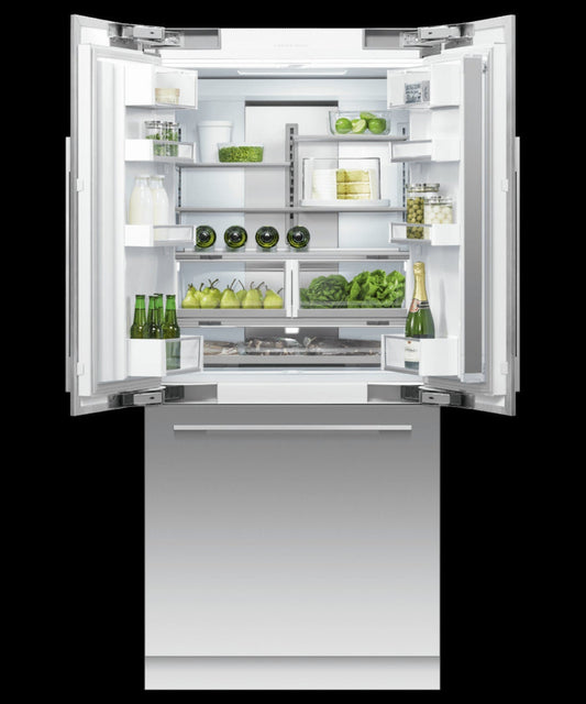 FISHER & PAYKEL RS36A80U1N Integrated French Door Refrigerator Freezer, 36", Ice & Water - RS36A80U1N-KT