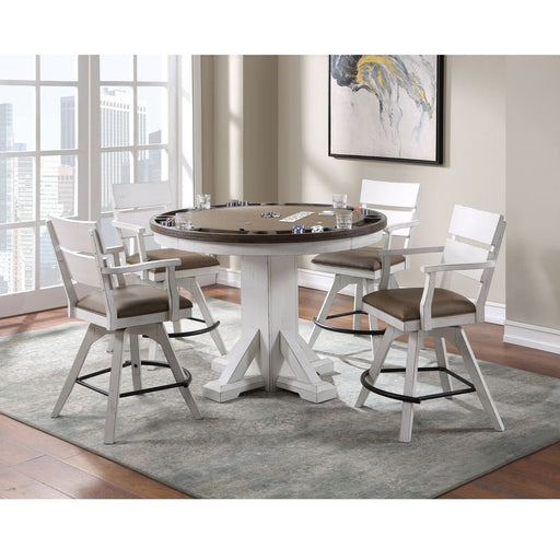 ECI Furniture La Sierra Round Game Table - EC-1164-22-RCGT-RCGB