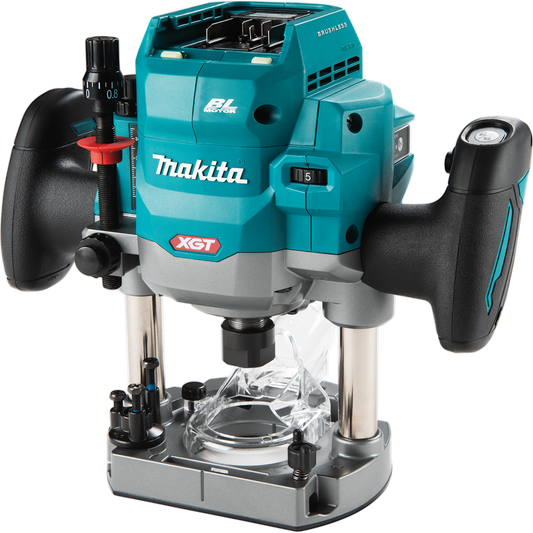 Makita GPR01Z 40V max XGT Brushless Cordless 2‑1/4 HP Plunge Router, Tool Only - GPR01Z