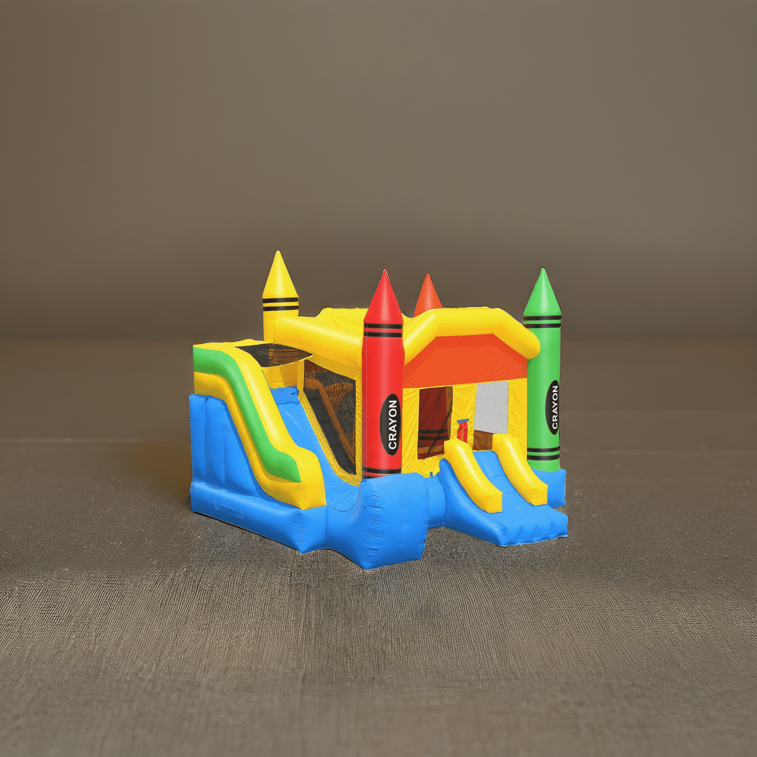 Commercial Crayon Castle Inflatable Bounce House and Slide by Cloud 9