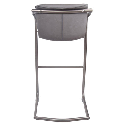 New Pacific Direct Indy PU Leather Bar Stool, (Set of 2)  -1060003-216