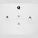 EAGO 5' Rounded Modern Double Seat Corner Whirlpool Bath Tub with Fixtures AM200