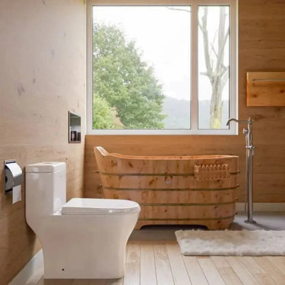 GREE EAGO Dual Flush One Piece Eco-Friendly High Efficiency Low Flush Ceramic Toilet - TB353