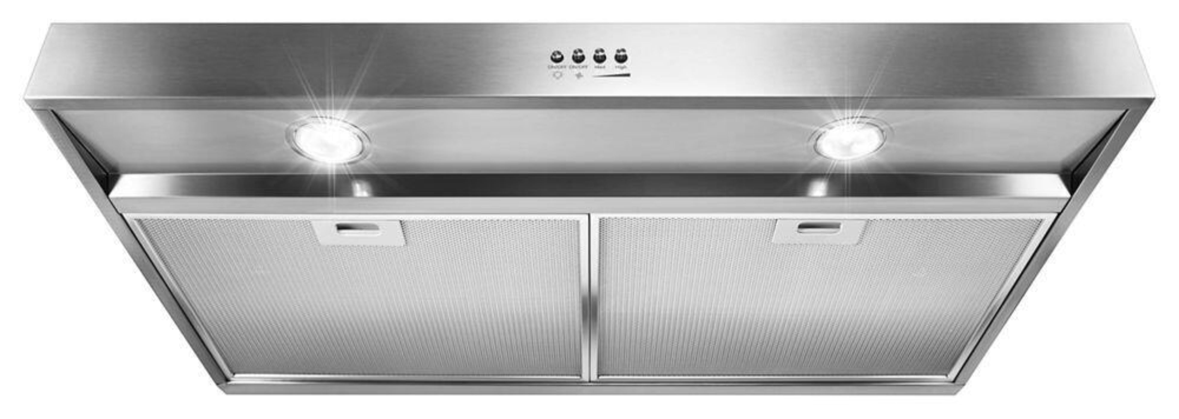 WHIRLPOOL WVU37UC4FS 24" Range Hood with Full-Width Grease Filters - WVU37UC4FS-KT