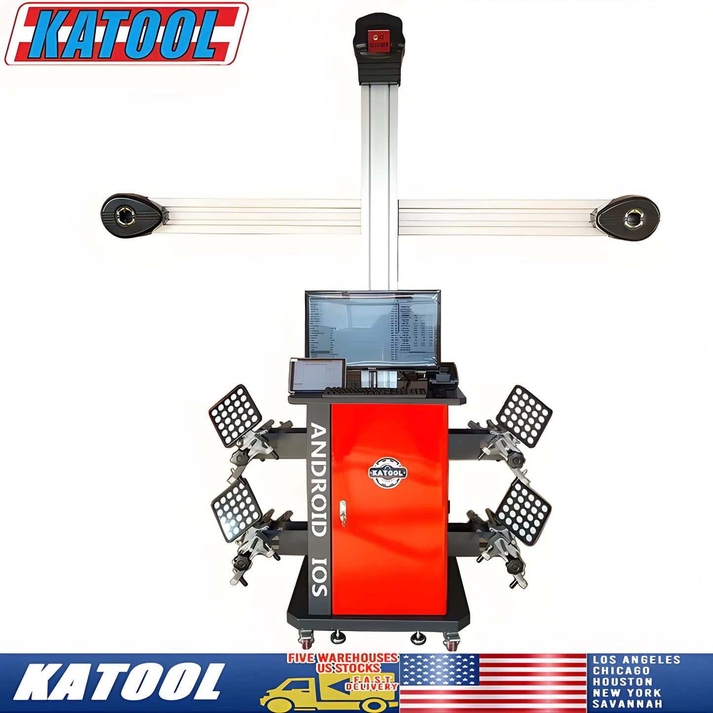 Katool Wheel Alignment Machine Full-Automatic Works on 2 Post & Scissor Lift AV9 - KT-AV9