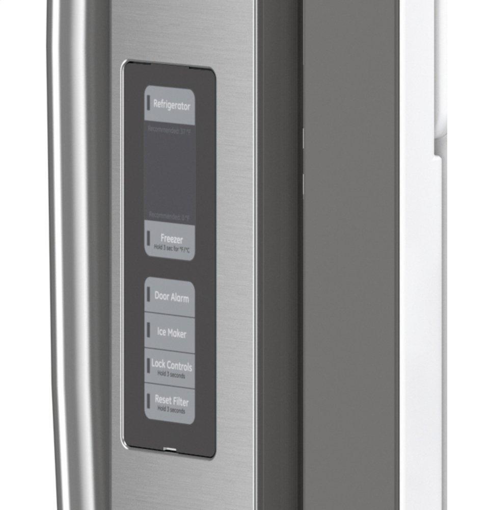 GE APPLIANCES GNE27JGMBB GE® ENERGY STAR® 27.0 Cu. Ft. French-Door Refrigerator - GNE27JGMBB-KT
