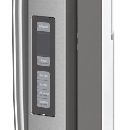 GE APPLIANCES GNE27JGMBB GE® ENERGY STAR® 27.0 Cu. Ft. French-Door Refrigerator - GNE27JGMBB-KT