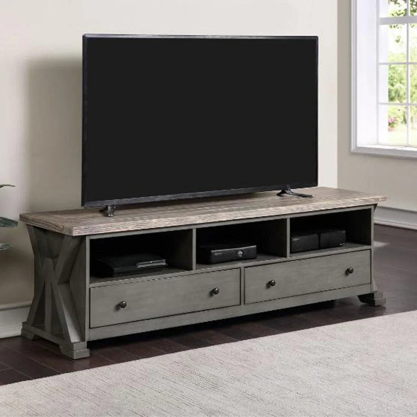 ECI Furniture Pine Crest 72 TV Console - EACI-1014-79-ET72