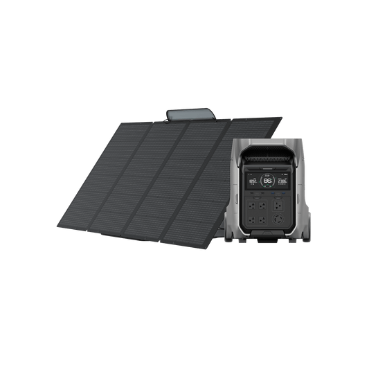 EcoFlow DELTA Pro 3 Solar Generator (PV400W) - DP3+400W