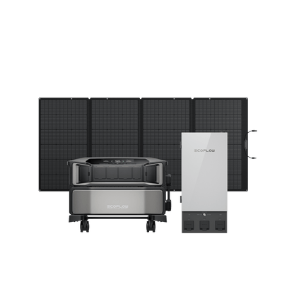 EcoFlow DELTA Pro Ultra + Smart Home Panel 2 + 400W Portable Solar Panel (Web Exclusive) - DPU-SHP2-400W