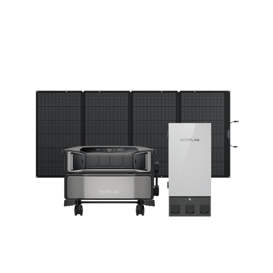 EcoFlow DELTA Pro Ultra + Smart Home Panel 2 + 400W Portable Solar - DPU-SHP2-400W