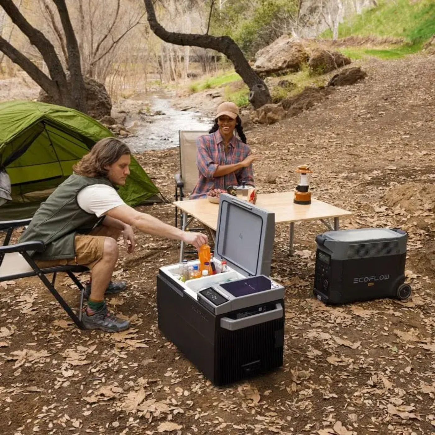 GREE EcoFlow Glacier Portable Fridge with Freezer and Ice-Maker - ZYDBX100-US