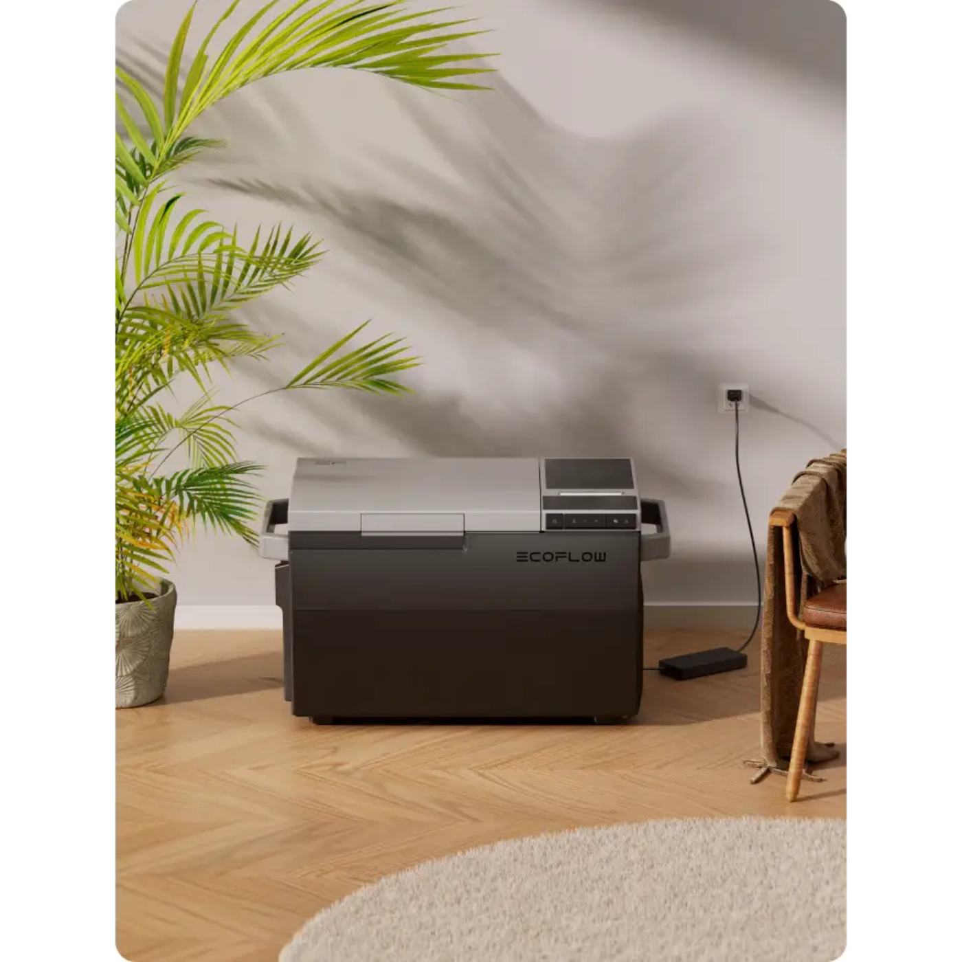 GREE EcoFlow Glacier Portable Fridge with Freezer and Ice-Maker - ZYDBX100-US