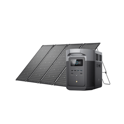 EcoFlow DELTA 2 Max + 500W Solar Kit - D2M-125W-4