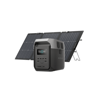 EcoFlow DELTA 3 1500 Solar Generator  -  DELTA1500-160W