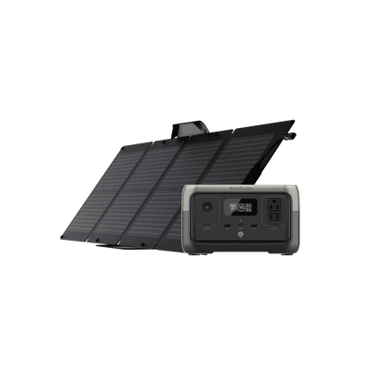 EcoFlow RIVER 2 + 110W Portable Solar Panel - RIVER2-110-1-US