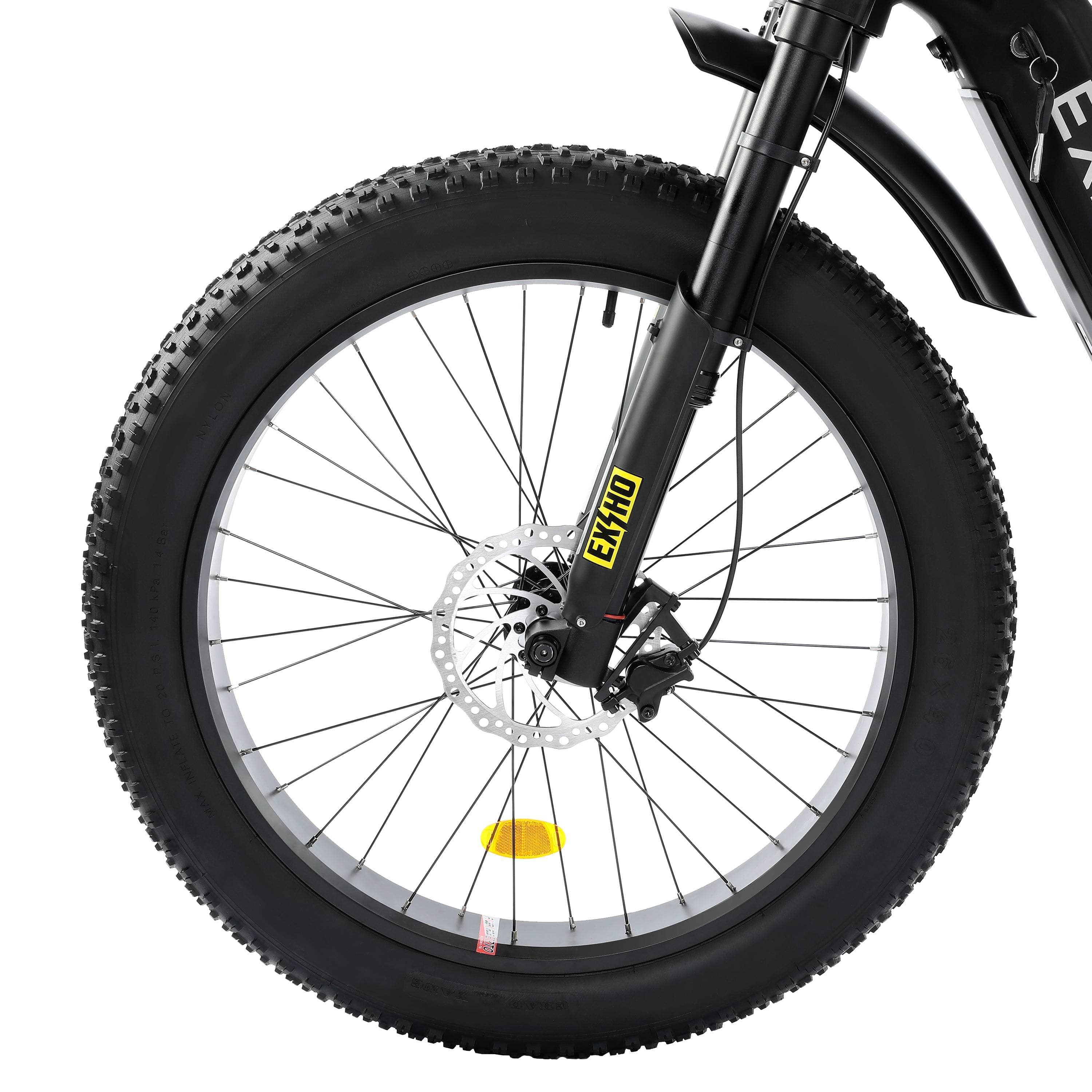 Ecotric Explorer 26 inches 48V Fat Tire Electric Bike with Rear Rack - EXP-MB