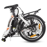 Ecotric Starfish 20" 350W Lightweight Electric City Bike - C-STA20LED-W-Z