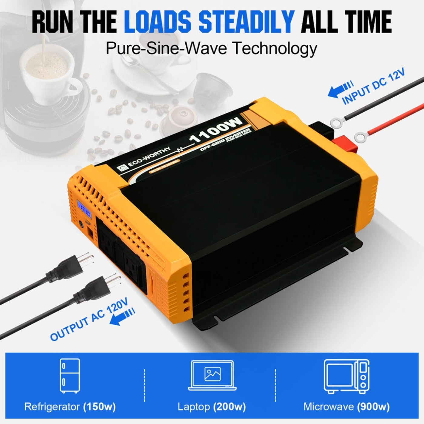 Eco-Worthy 400W 12V 4x100W Complete MPPT Off Grid Solar Kit