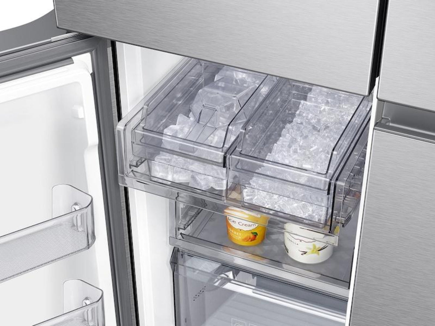 Samsung 29 cu. ft. Smart 4-Door Flex Refrigerator with Family Hub - RF29A9071SR-KT