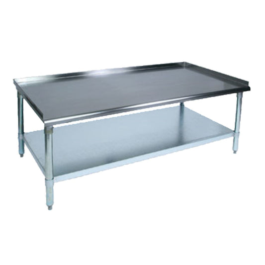John Boos EES8-3018SSK Open Base 18" W x 30" D Equipment Stand, Stainless Steel Undershelf - JBEES83018SSK