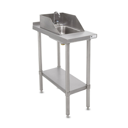John Boos EFT8-3024SSK-S Filler Table with Drop-In Sink - JBEFT83024SSKS