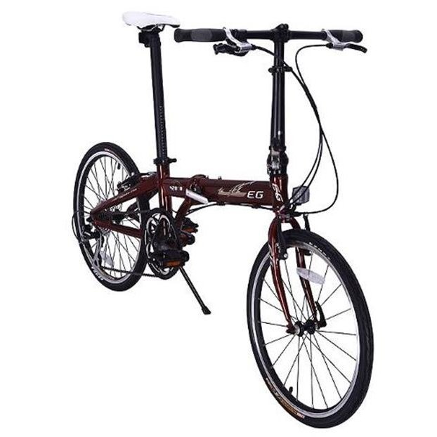 EG Bike Anlace 420-8 Folding Aluminum Alloy 8 Speed 20" Bike