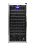 Vinotemp 114-Bottle Freestanding Single-Zone Wine Cooler - EL-100SBB