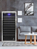 Vinotemp 114-Bottle Freestanding Single-Zone Wine Cooler - EL-100SBB